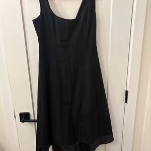 J. Crew Elegant Black Midi Dress